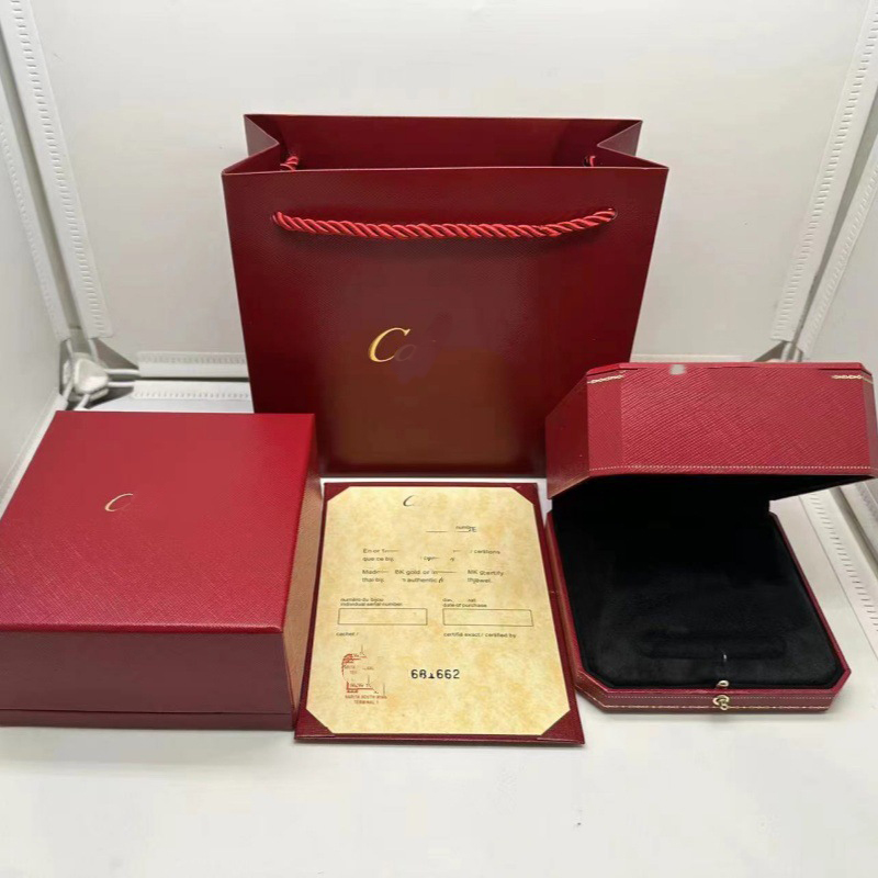26 Designer Jewelry Boxes Red Color 3pieces /SET Box Ring Case Necklace Box Earring Bracelet Box For Gift Packaging Box