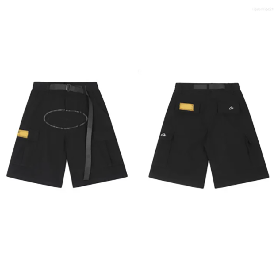 Men's Pants Printed Workwear Summer Elastic Band Leisure Style Shorts Gaojie Multiple Pockets Men Women