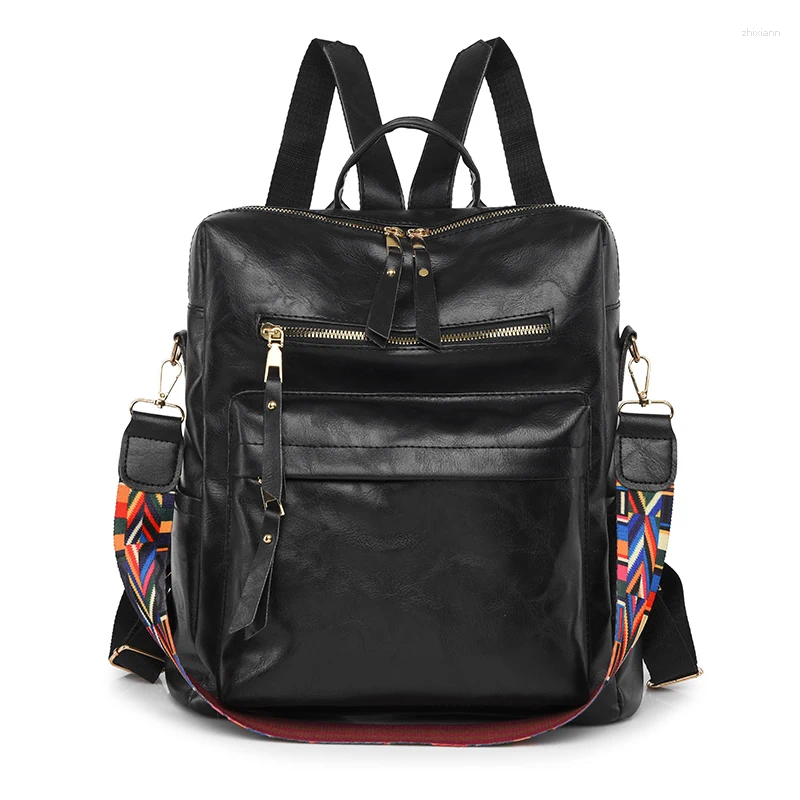 Leather Backpacks Women hot - Shoulder Bag for School & Teen Girls