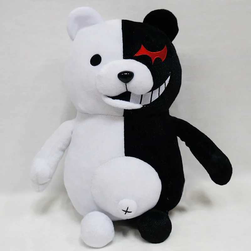 Dangan Ronpa Super Danganronpa 2 Monokuma Black White Bear Plush Doll Toy Soft Stuffed Animal Dolls Children Christmas Gift Y240801