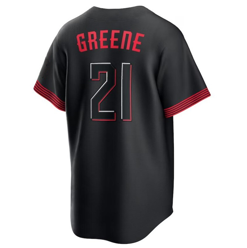 44 Elly De La Cruz Football Jersey Matt McLain Hunter Greene City Connect Jonathan India Tyler Stephenson Cincinnatti Reds Spencer Steer Barry Larkin 