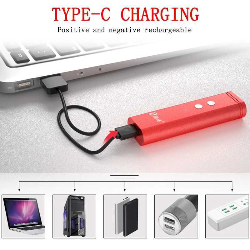 Type-c charging Dual laser point pen 450nm Blue Laser Pointer 532nm Green laser pen 650nm Red Laser B240801