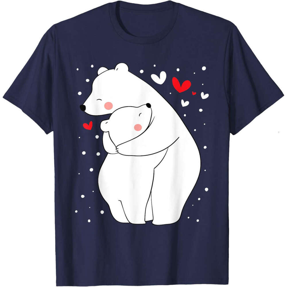 T shirt Mens Mama And Baby Polar Bear - Zookeeper Wildlife Nature Lover T-Shirt shirts tshirt graphic tee Casual tops summer clothes Short sleeve Free
