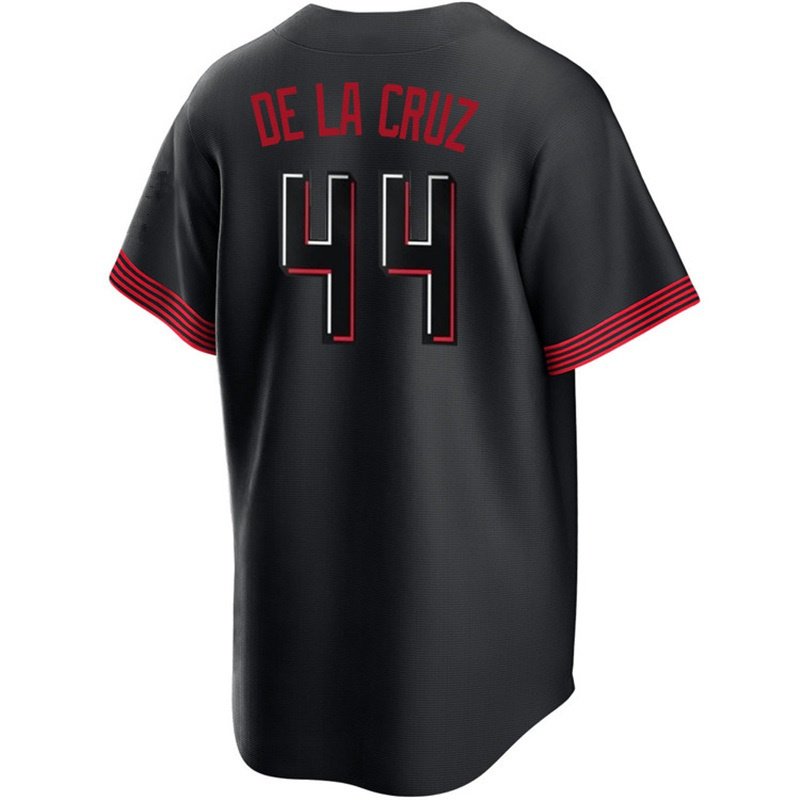 44 Elly De La Cruz Football Jersey Matt McLain Hunter Greene City Connect Jonathan India Tyler Stephenson Cincinnatti Reds Spencer Steer Barry Larkin 