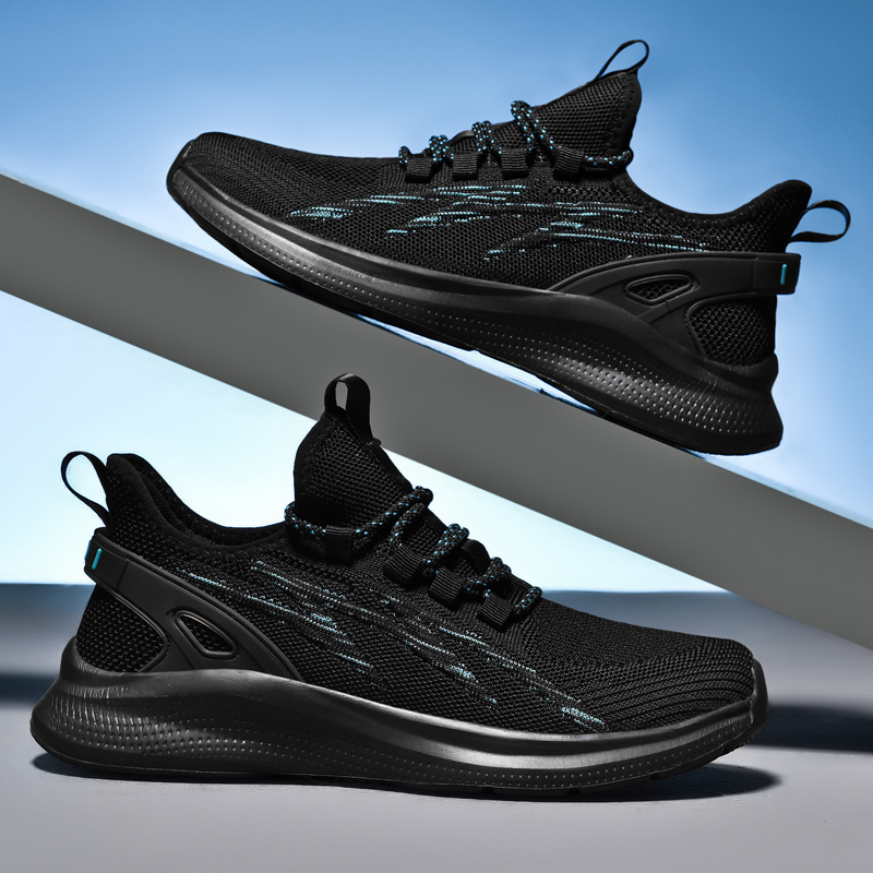 NEW Men's Spring and Autumn New Single-net Sports Ultra-light Running Fiess Training Hot Selg Light Tennis Shoes for Men