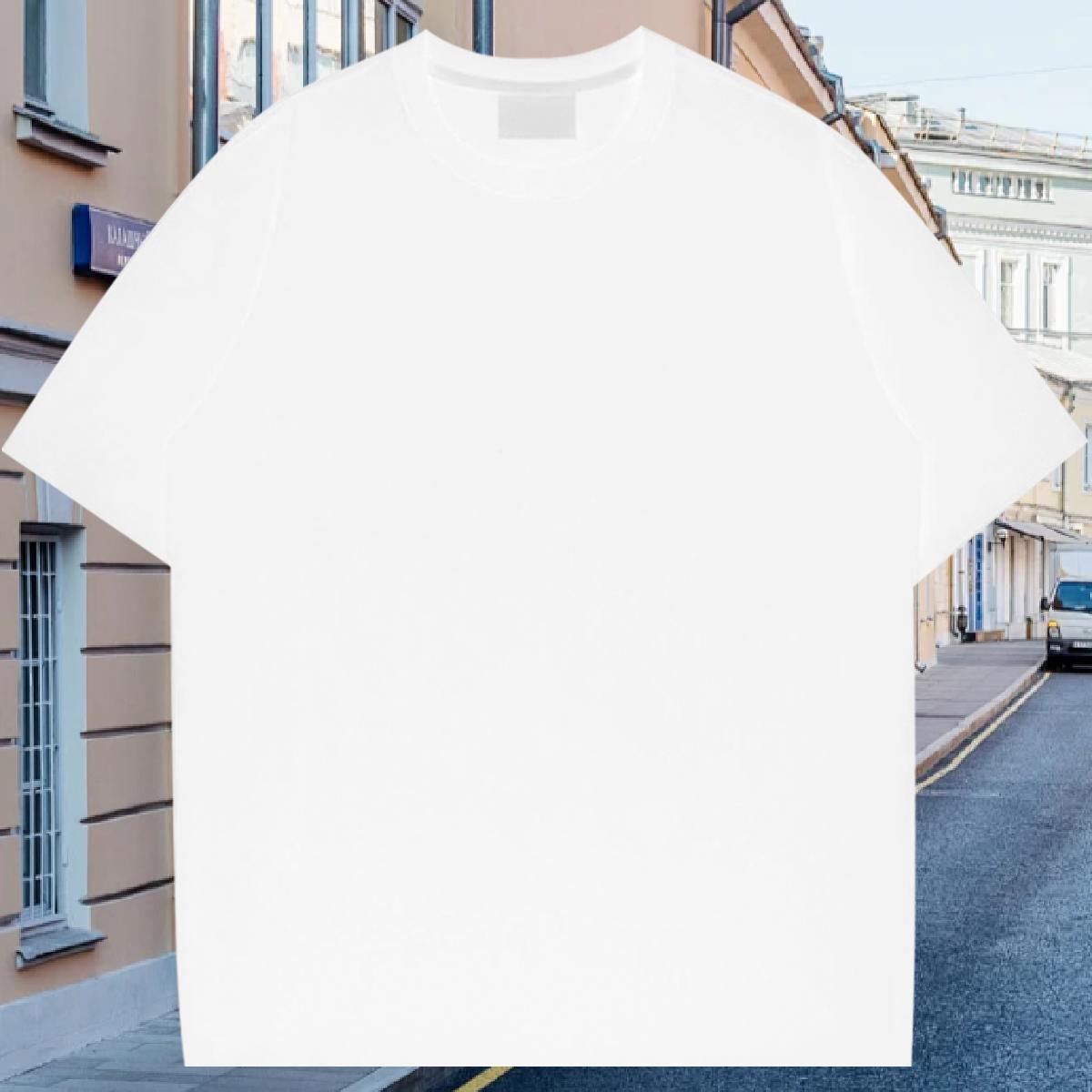 DIY Mens Tshirts 230g 100% Cotton Outdoor painting Breathable Crew Neck Man T Shirts Unisex Custom Cartoon Tees