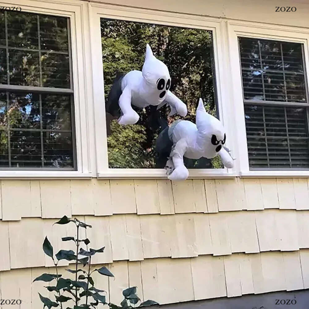 2024 Halloween Ghosts Crashing Window Horror Ghosts Home Decor Scary Party Cosplay Props For Outdoor Indoor Window Decorations