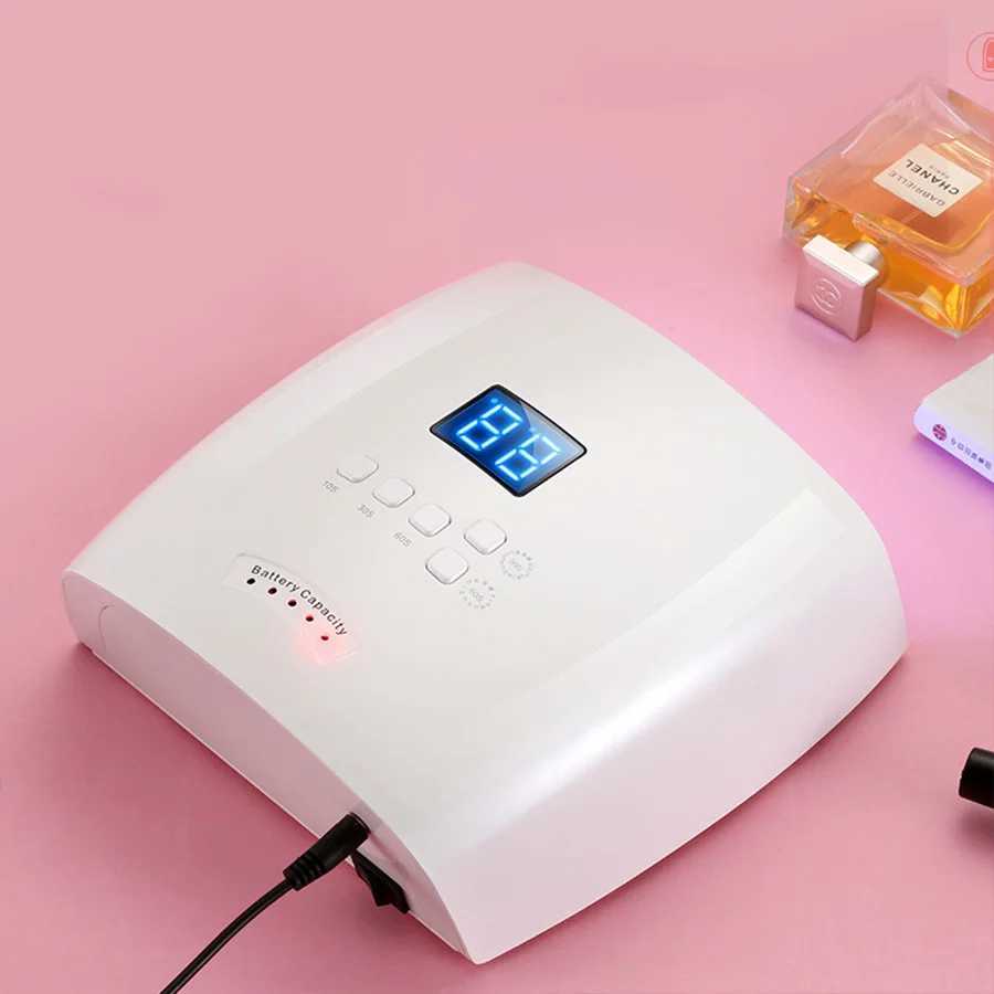 2022 Upgraded 66W Rechargeable Nail Lamp S10 Cordless Nail Dryer Manicure Machine UV Light for Nails Wireless Nail UV LED LampCL2400806