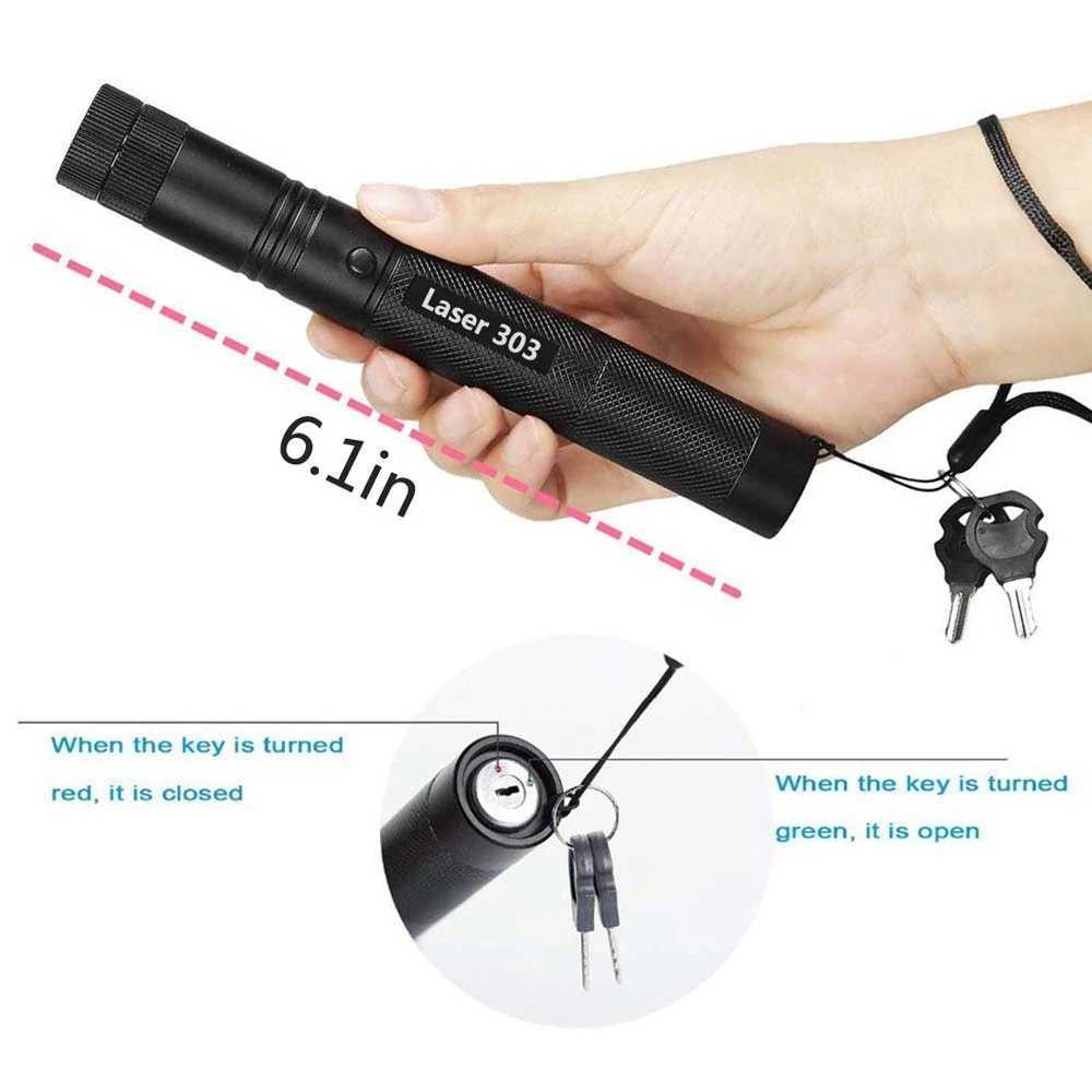 Green Laser pointer Hight Powerful 10000 m 5mw laser light Adjustable focal length Lazer pen Burning Matches For hunting B240801