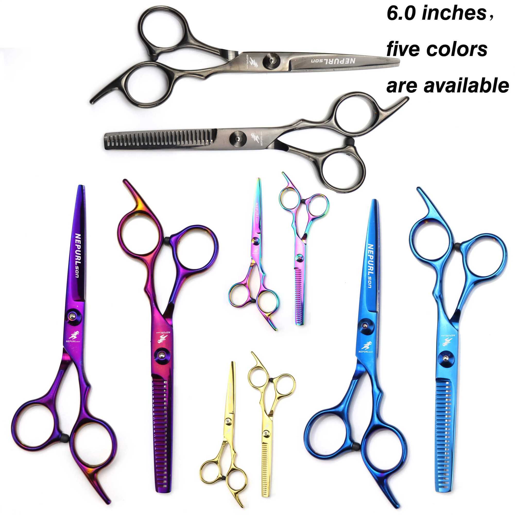 New Arrival 6-inch dental arch barbers and barbers flat scissors especially fine hair and fine hair cutting Z241213