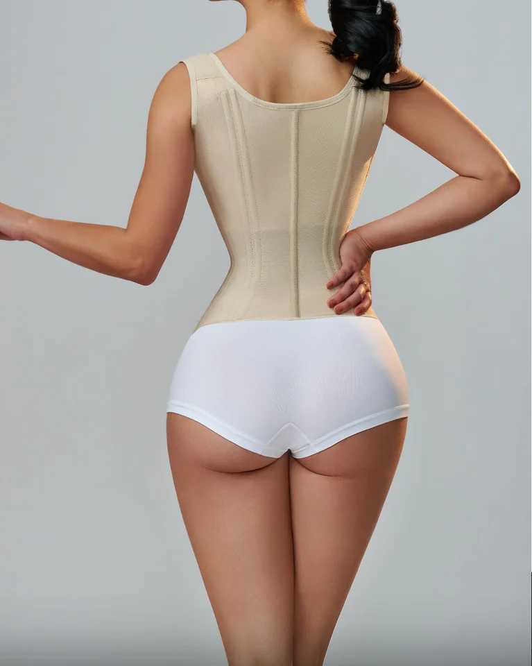 Fajas Colombians Girdles with buckles and zippers Postpartum BBL corset female Postsurgery waist shaping device W240801
