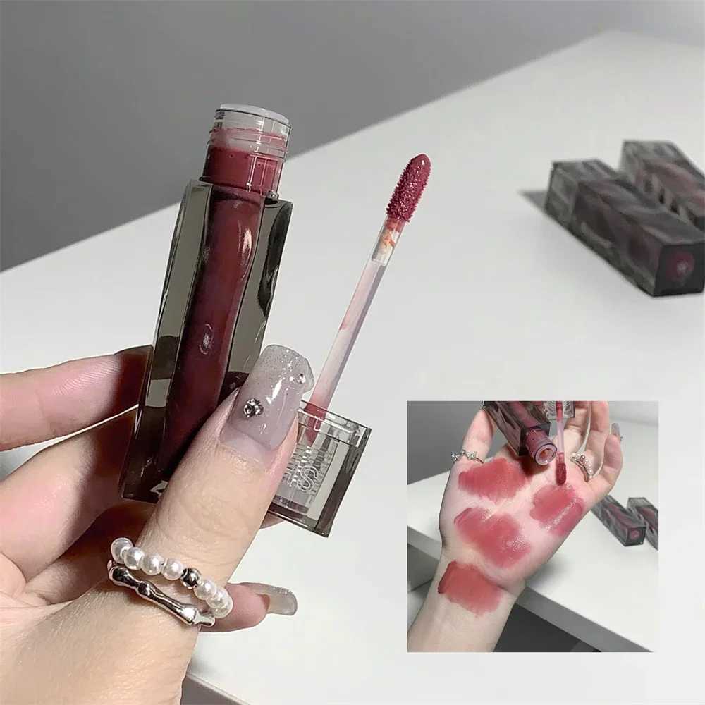 6 color mirror dye lip gloss moisturizer liquid lipstick waterproof durable pink lip color Korean natural cosmeticsXJ250312
