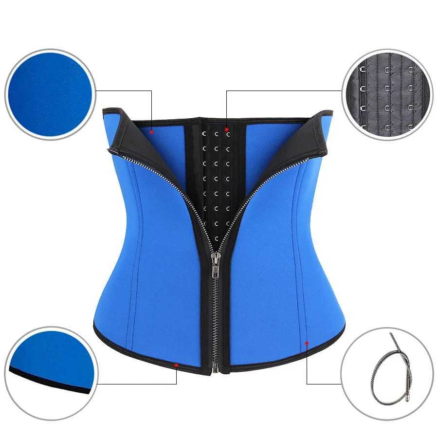 Mens waist trainer shaping back support weight loss belt tight corset gym abdominal binding fitness waist decal exercise clothes W240801
