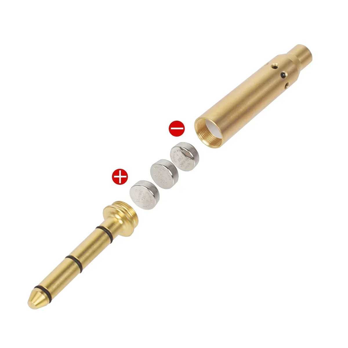 Tactical Green Red Laser Boresighter .223Rem 9mm .177 22LR .38spl Cal Laser Bore Sight End Barrel for Revolvers Pistols Rifle B240801