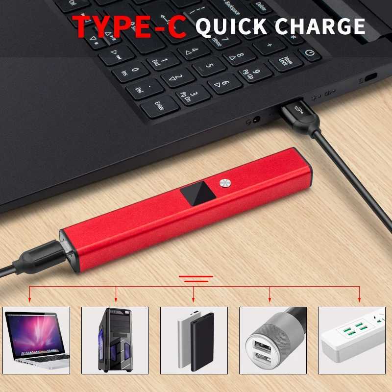 Lassr Pointer Electricity digital display Laser pen sales Department Laser pointer infrared ray pointer Type-C charging B240801