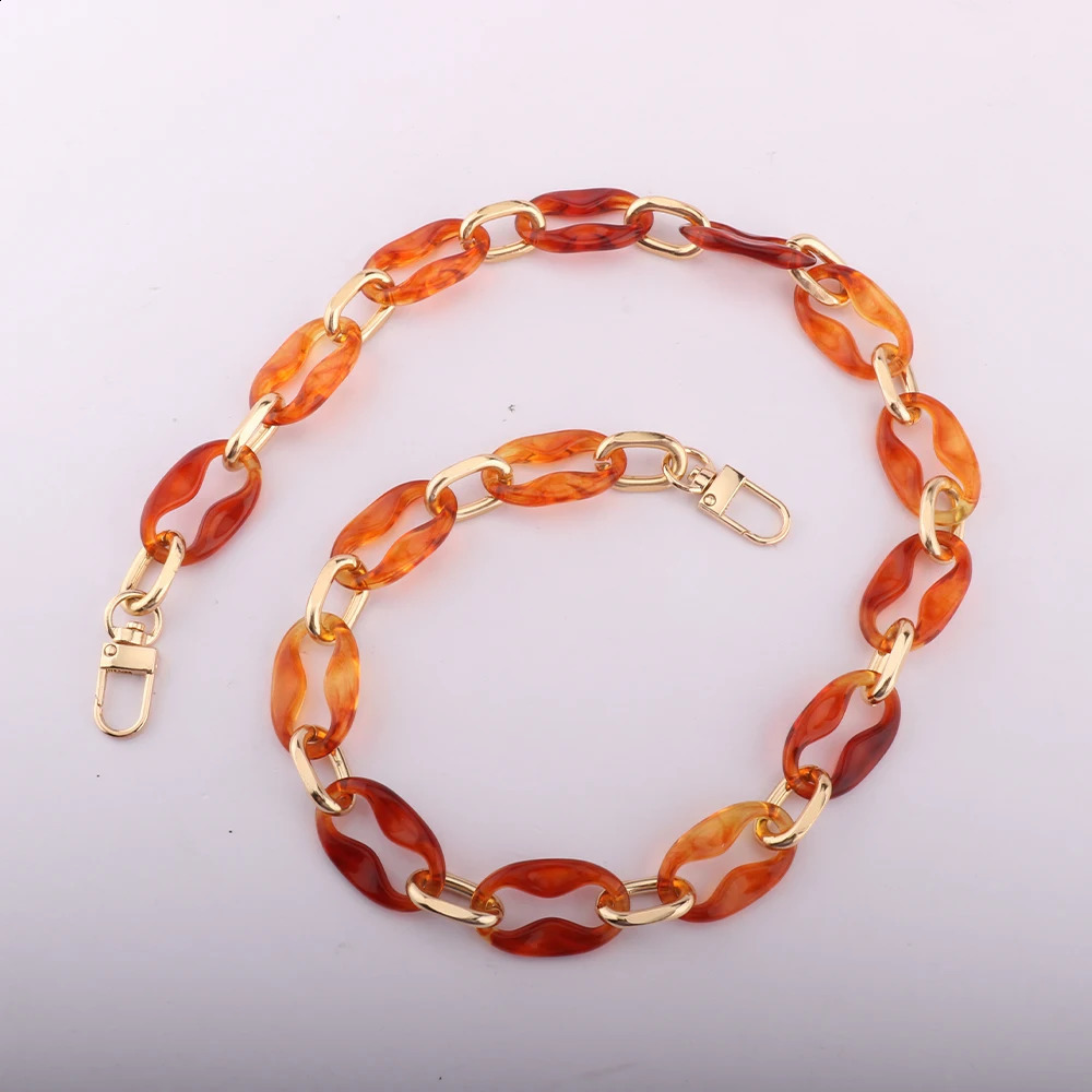 Acrylic Chain Resin Bag Fish Bone Handmade Shoulder with Hanging Neck Jewelry Accessories 240731