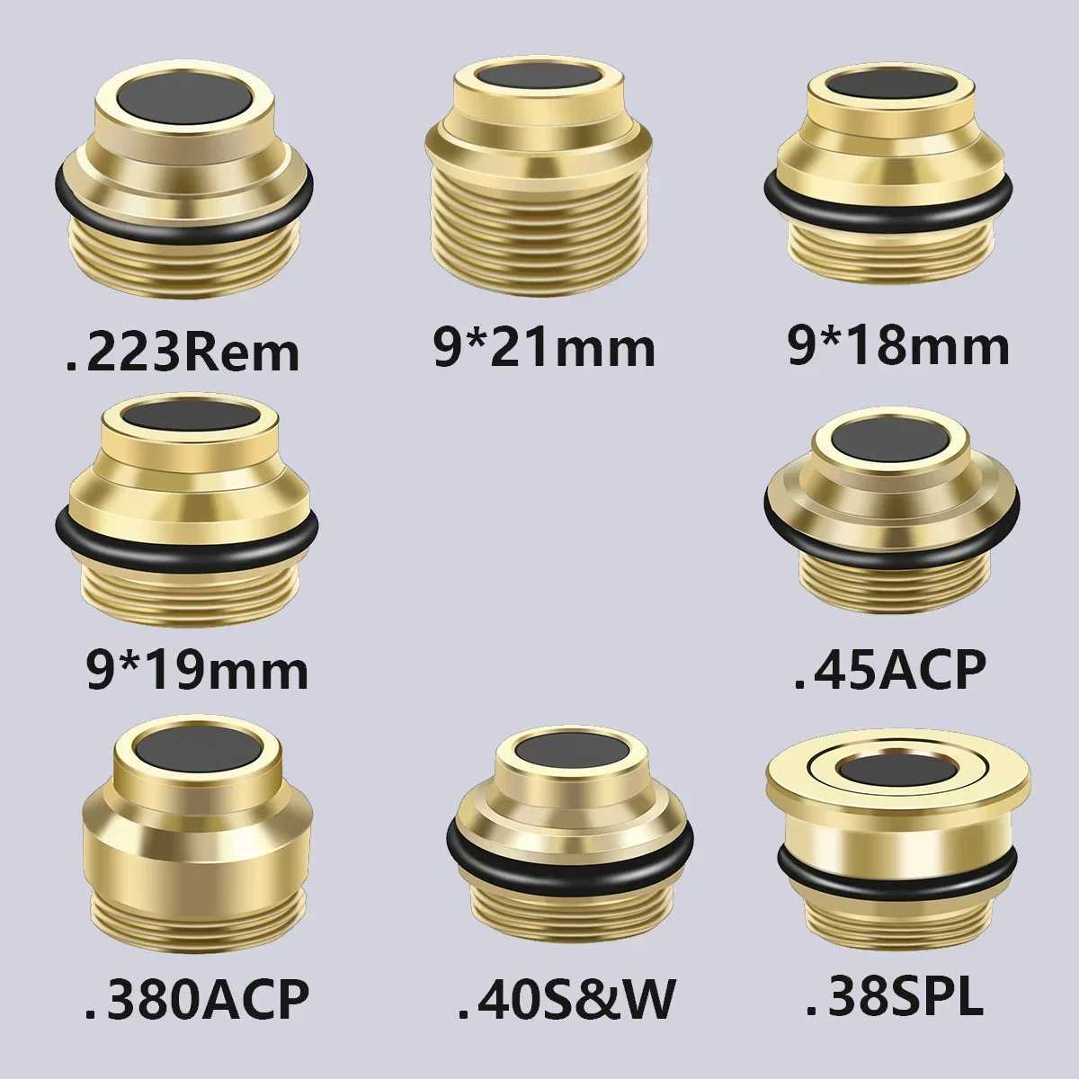9mm/.40S W/.38SPL/.223Rem Laser Trainer Cartridge Switch Cover Laser Training Bullet Breech Cover Tail Switch Laser Accessories B240801