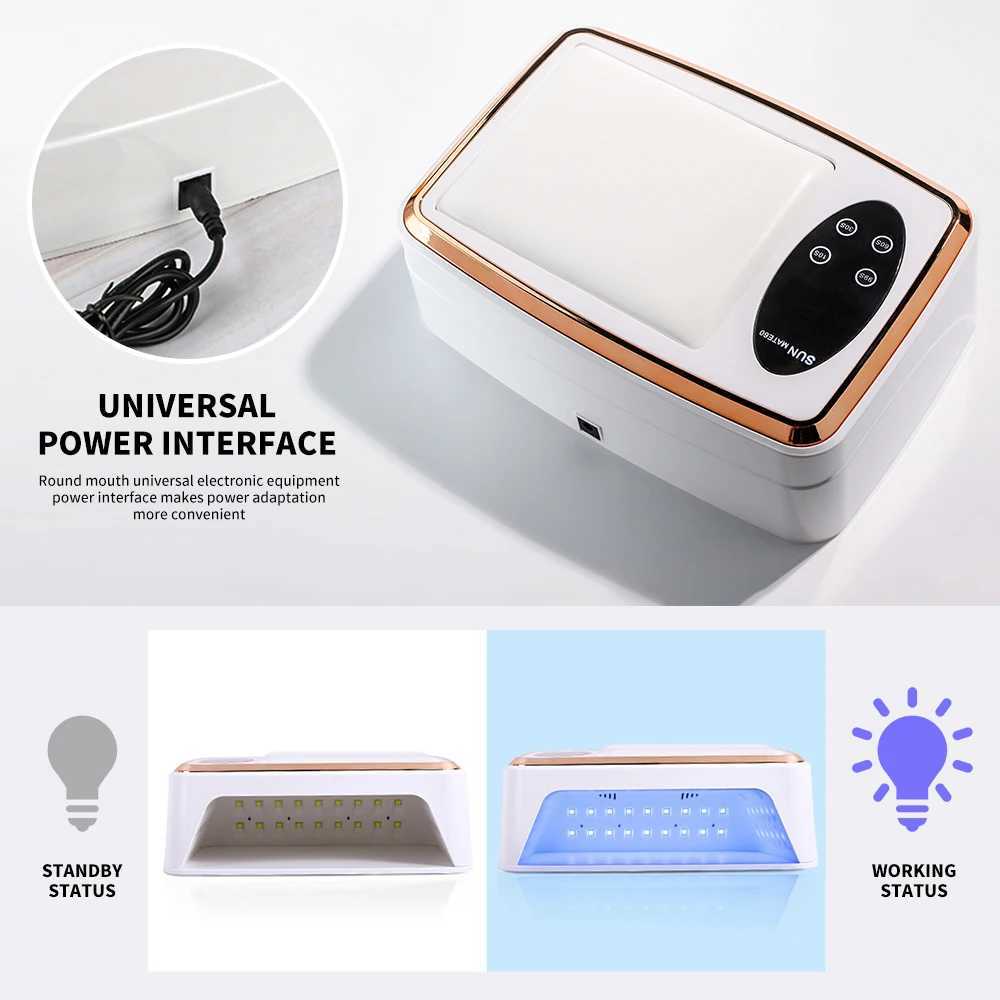 380W Professional Nail Dryer 90 Leds Nail Dryer UV Lamp for Curing All Gel Nail Polish Motion Sensing Manicure PedicureCL2400806