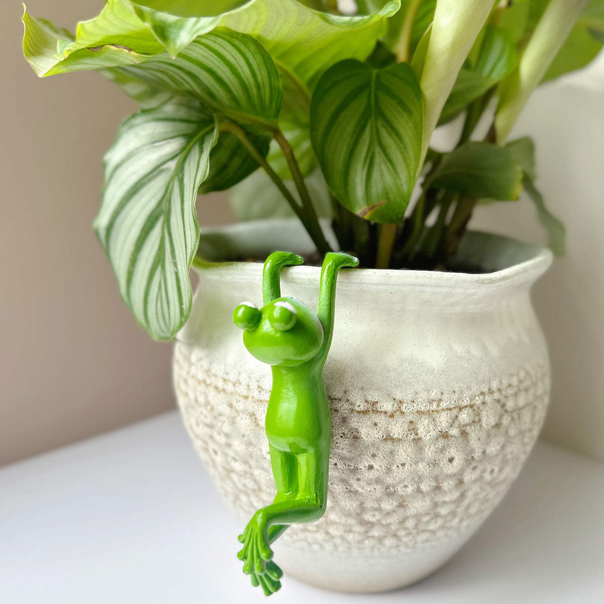 Courtyard bonsai decorative ornaments personalized cartoon frog hanging creative animal resin ornaments