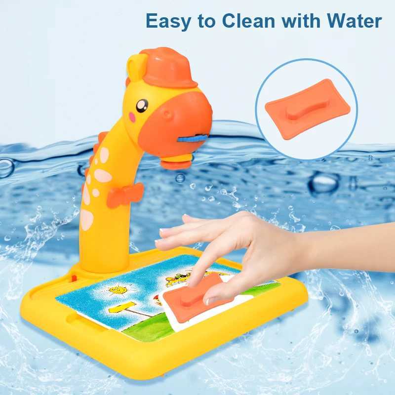 Kids LED Art Drawing Set Table Light Toy Painting Board Desk Educational Learning Paint Tools Toys For Children Game Gifts Y240801