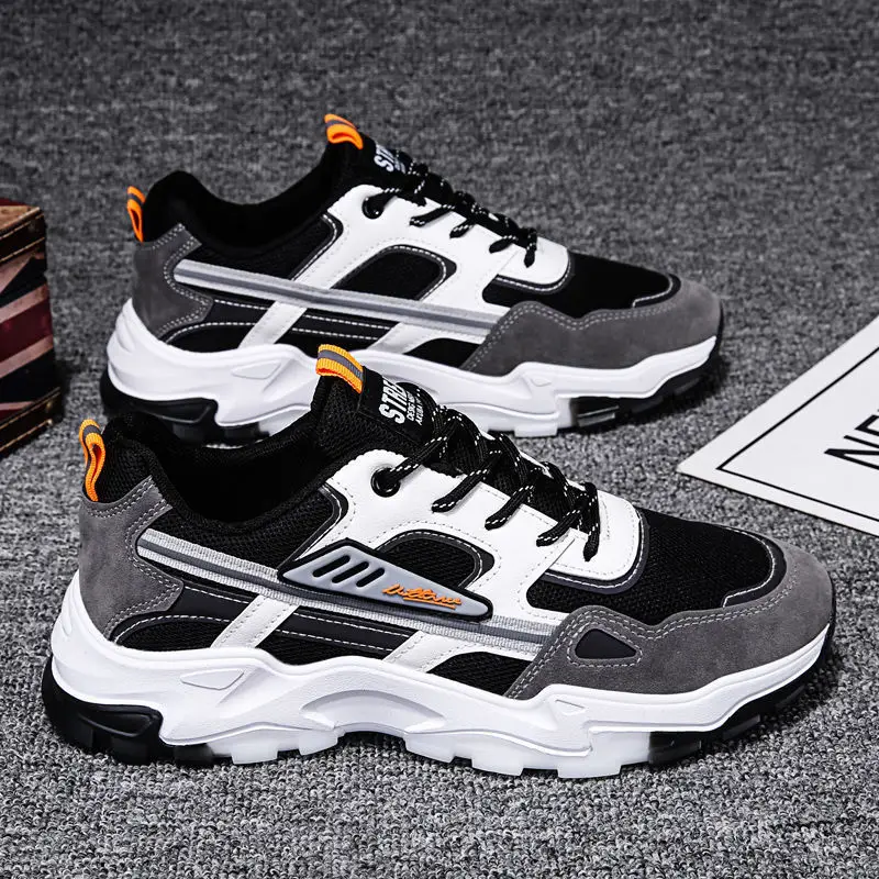 Men's Breathable Mesh Running Sneakers Running Shoes Outdoor Anti-skid Sports Running Shoes Men Fashion Sports Shoes 2024