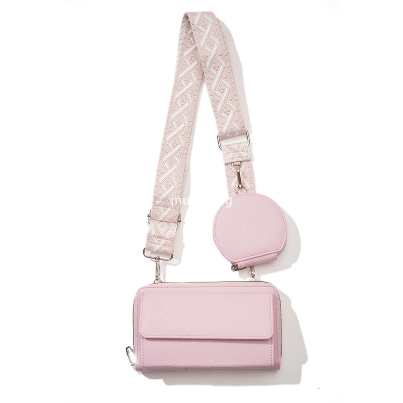 New mobile phone bag INS niche design single shoulder crossbody bag mobile phone bag multi-function broadband bag