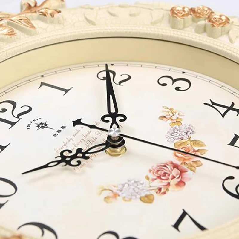Living Room Nordic Wall Clock Modern Luxury Vintage Unique Home Decor Clock Minimalist Antique Horloge Murale FurnitureM240731