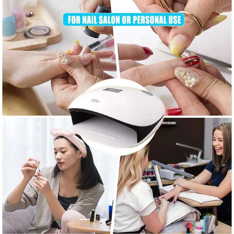 UV LED Nall Lamp For Manlcure Gel Pollsh Nall Drylng Lamp Wlth Auto Sensor Fast Curlng Nall Dryer UV Lamp For Manlcure SalonCL240731