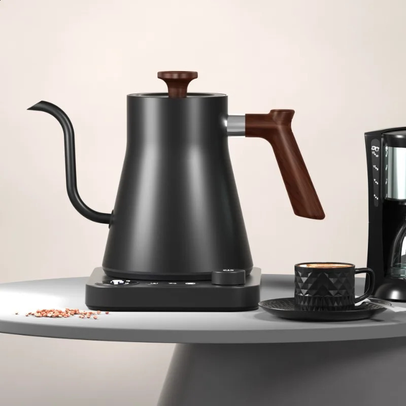 1200W intelligent constant temperature electric kettle for manual brewing of coffee used for brewing milk powder 240801