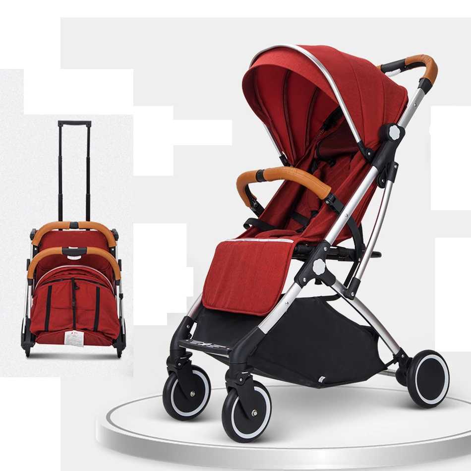 Lightweight baby stroller foldable stroller ultra lightweight portable travel cabin baby stroller Kinderwagen baby stroller W250109