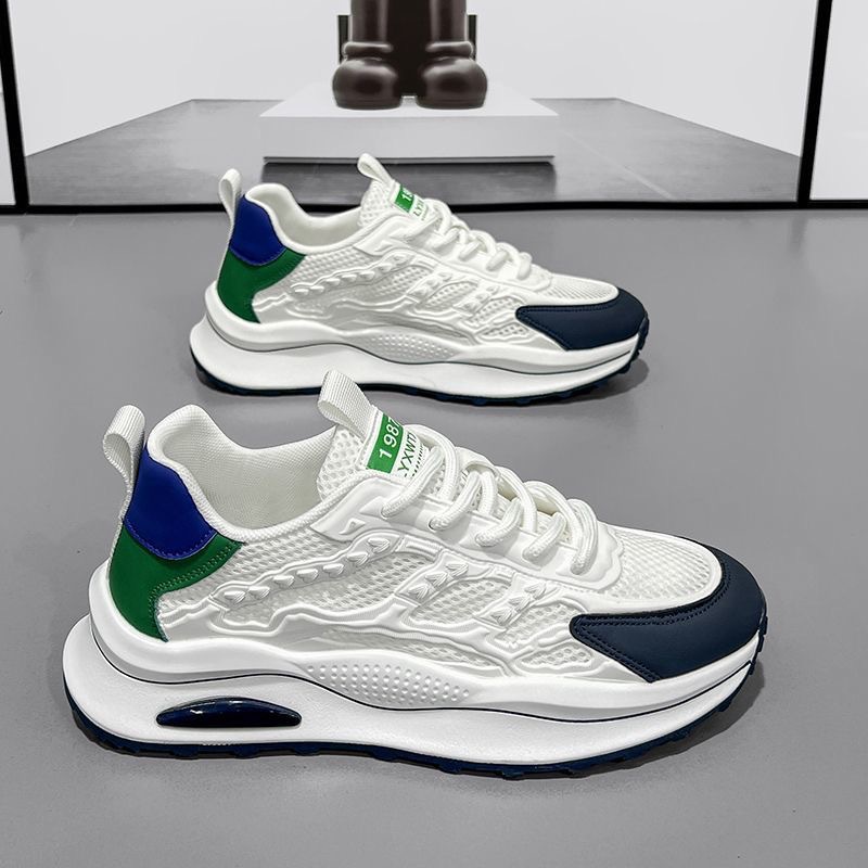 Mens Shoes Trendy Sneakers Sports Shoes Running Shoes Versatile Size 39-44 Blue Free shipping