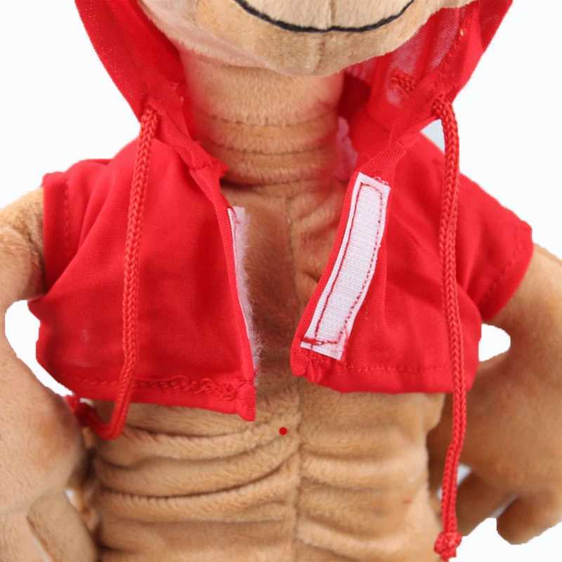 28CM E.T Alien Plush Toy Doll Cartoon Plushie Toys Extraterrestrial Stuffed Dolls With Cloth High Quality For Kids Birthday Gift Y240801