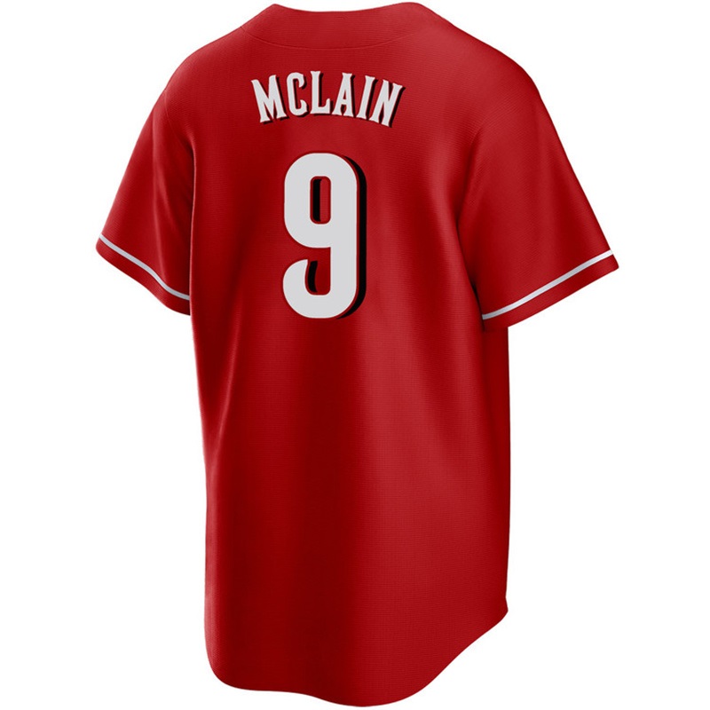 44 Elly De La Cruz Football Jersey Matt McLain Hunter Greene City Connect Jonathan India Tyler Stephenson Cincinnatti Reds Spencer Steer Barry Larkin 