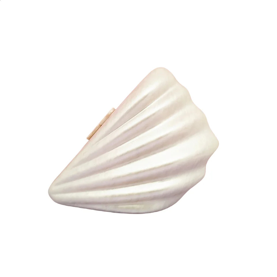 Pearl shell acrylic box handbag womens dinner clutch wallet cross body bag womens mini party womens lipstick evening wallet 240819