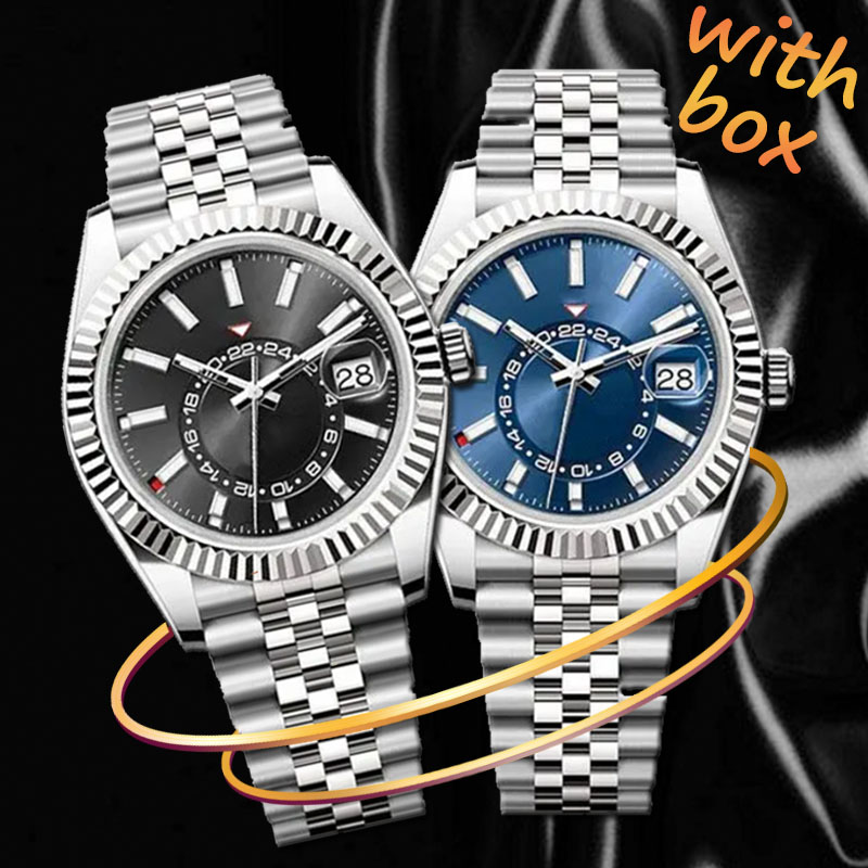 Watch Mens Automatic Mechanical Movement watches Small Dial Sapphire Calendar 41mm Bracelet Fashion Business sky dweller Wristwatches