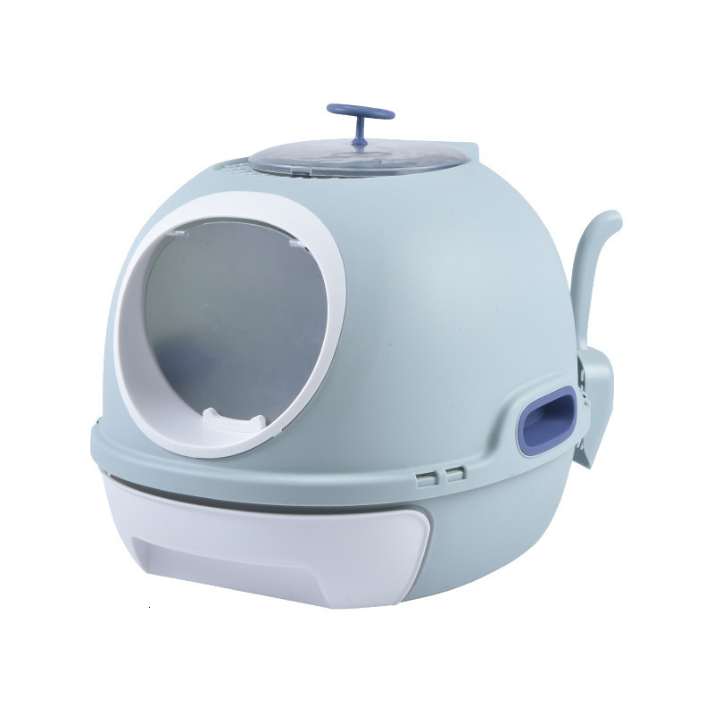 Cat fully enclosed drawer, toilet, basin, odor, deodorization, anti splashing cat litter basin