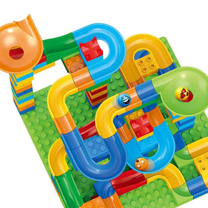 Childrens slide small block assembly particles DIY educational toy gift Y240731