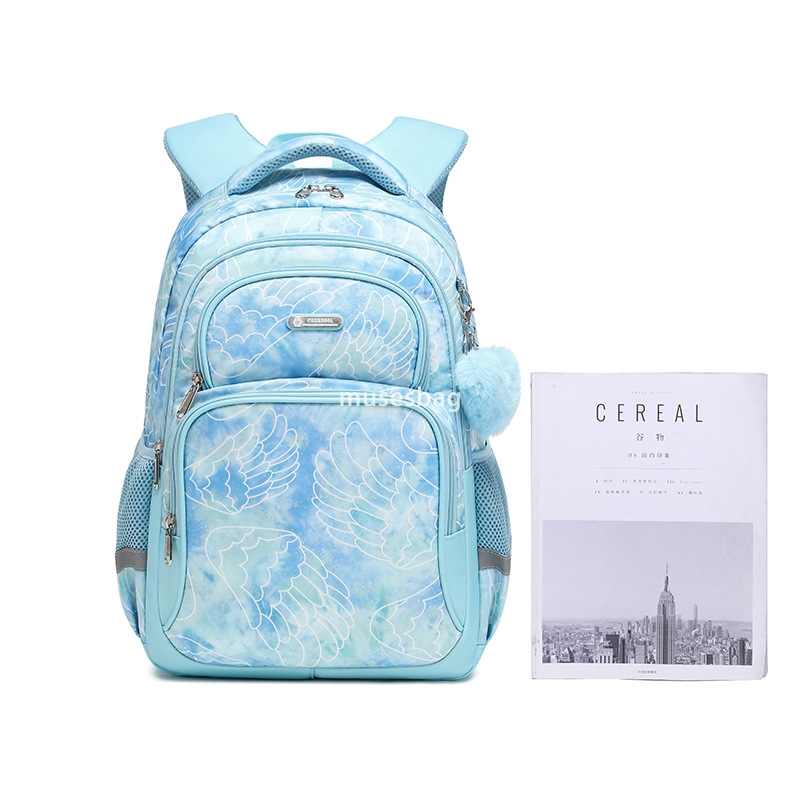 New large capacity schoolbag primary school students 3-6 grade girls ultra light ridge protection children backpack girl backpack wholesale