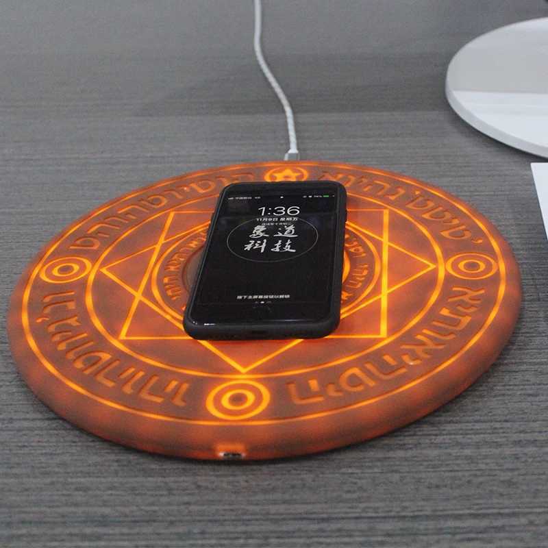 New Arrival Magic Array Wireless Charger Universal Qi Wireless Fast Charger Charging Pad for some Mobile Phone 10W M250402