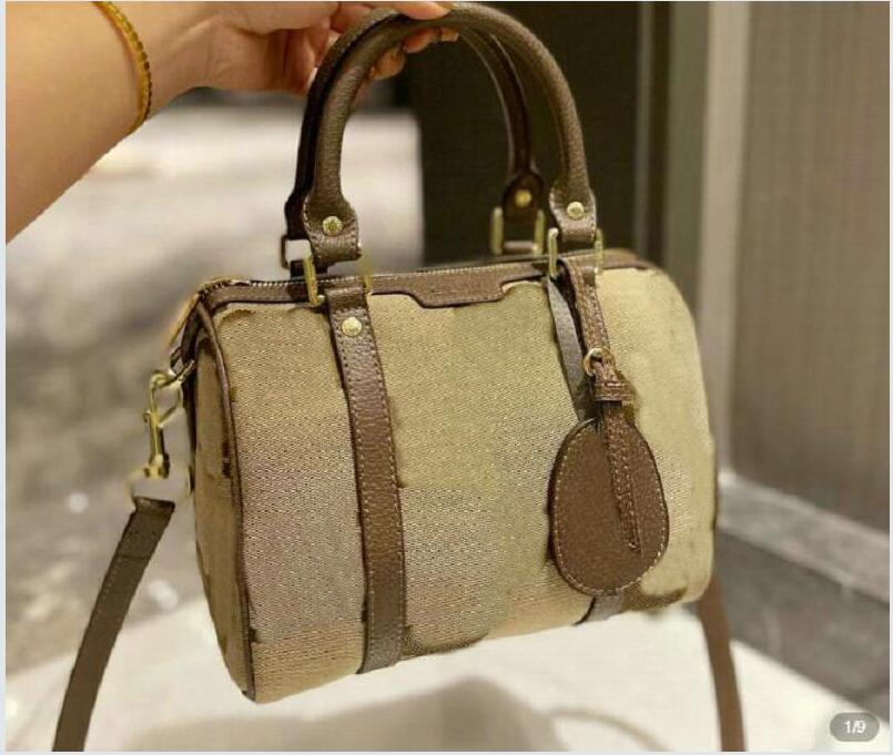 Women 25CM Fashion luxury Handbags Shoulder Pillow Bags Lady Totes Cross Body Clutch Plain Zipper Bucket Bag Famous Designer Crossb yy