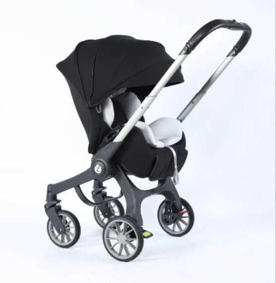 4-in-1 baby stroller with car seat baby subwoofer high field of view folding baby stroller 3-in-1 baby stroller for newborns Z250319