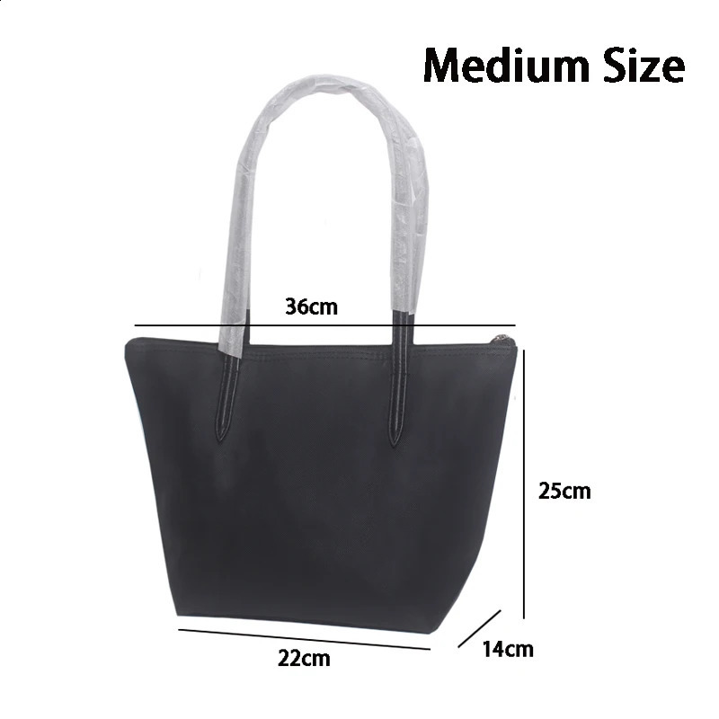 With Crocodile Handbag Tote Purse Womens Large Capacity Shoulder Bags Female Dumpling Bag Waterproof Mommy Shopping Bag 240724