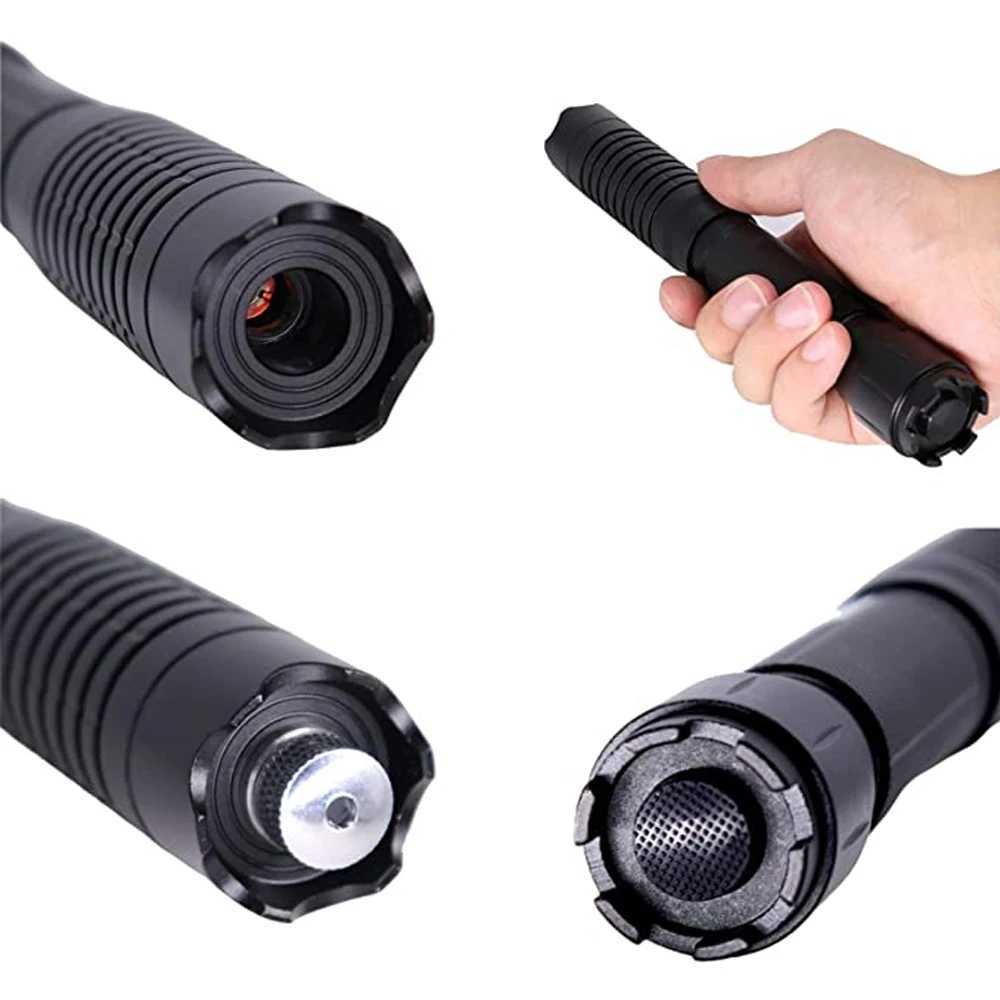 High Powerful 009 Laser Torch Pointer Pen Tactics Powerful laser with Adjustable Focus Laser 532nm laser Head B240801