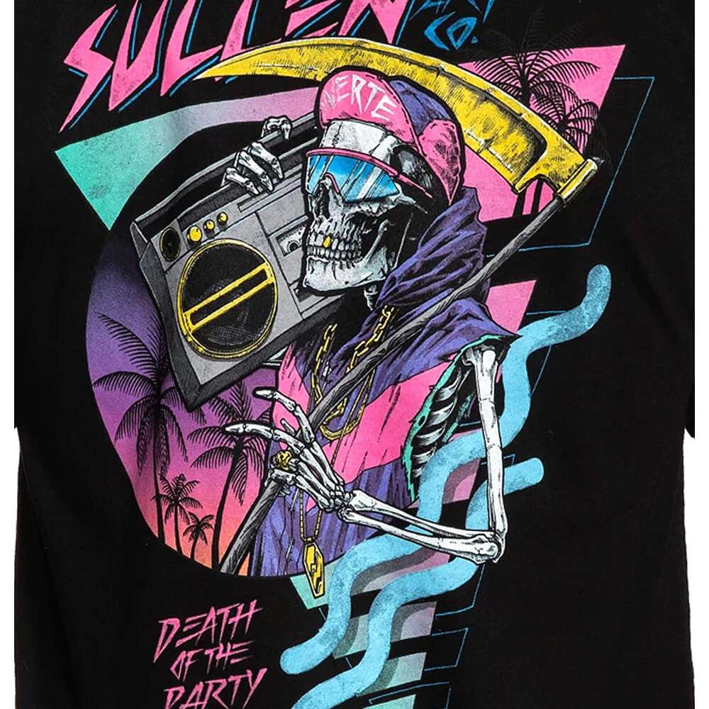 T shirt Mens Sullen Muerte Short Sleeve Premium Fit Vintage Tattoo Skull Graphic T-shirt for Men shirts tshirt graphic tee Casual tops summer clothes