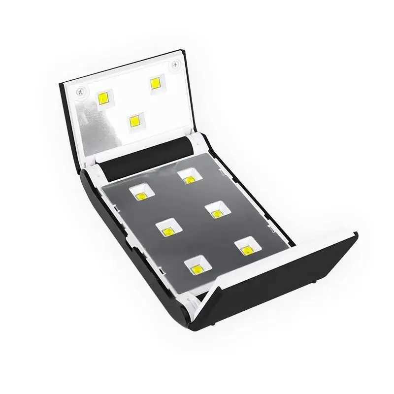 Nail Lamp Rechargeable Portable Folding LED Nail Therapy Machine UV Baking Lamp Portable Drop-proof Nail Baking Lamp Wear Nail C Y240801