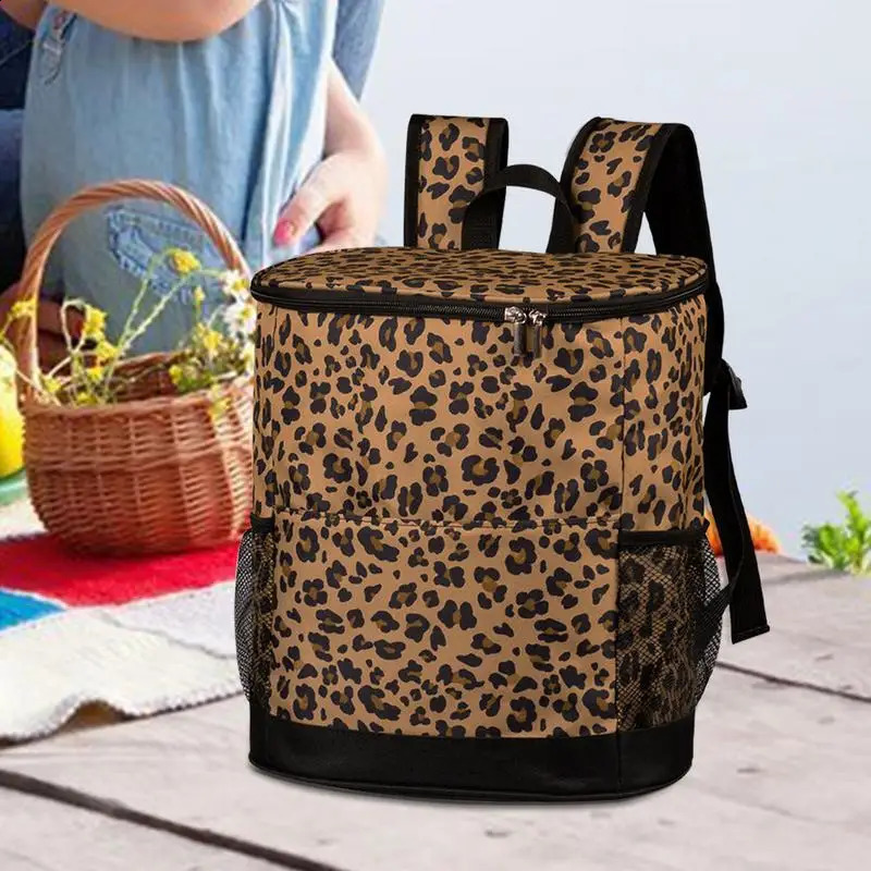 Cooler Backpack Leak Proof Thermal Bag Backpack Coolers Large Capacity Lunch Backpack 16 Can Thermal Bag Insulation Cooler Keeps 240819