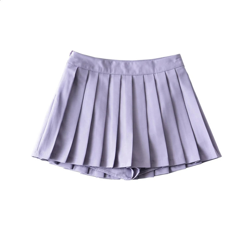 Summer Mini Skirts for Women Harajuku High Waist Skirts Women Korean Fashion Sexy Skirts Retro Wrinkle Skirts Tennis Pink Blue 240729Z
