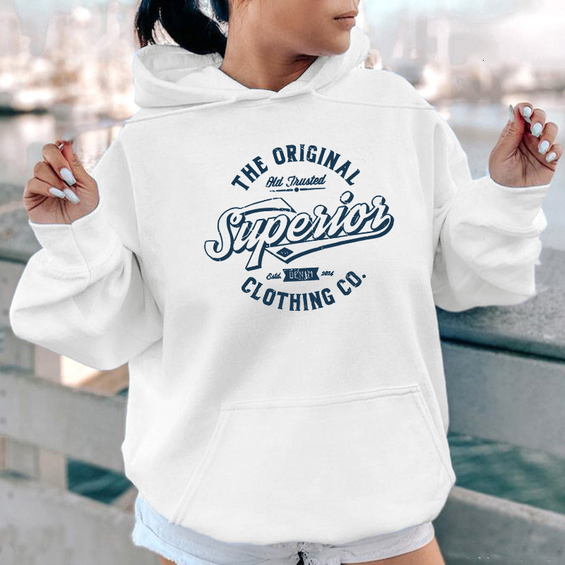 European and American Ins trendy women's hoodie with personalized printed letters, women's hooded fleece hoodie F8.1#30