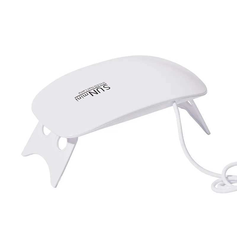 6W Mlnl Nall Dryer Machlne Portable 6 LED UV Manlcure Lamp Home Use Nall Lamp For Drylng Pollsh Varnlsh Wlth USB CableCL2400806