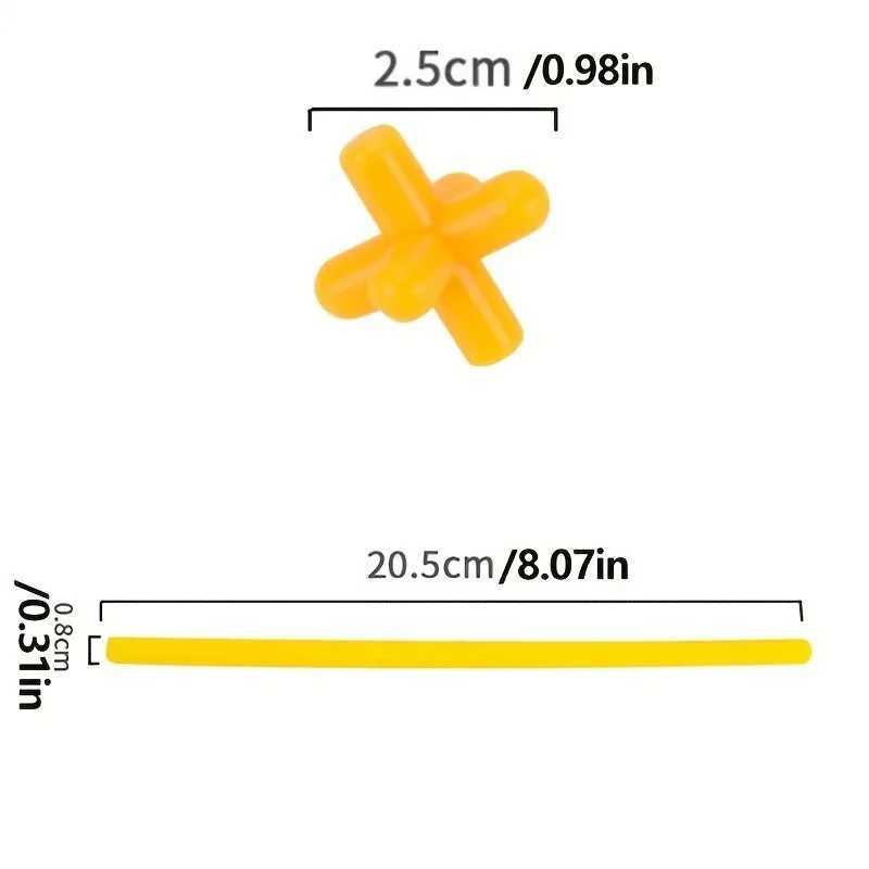 Creative Straw STEM Building Toys 100Pcs Interlocking Plastic Thin Tube Building Blocks Educational Toys for Children Boys Girls Y240731